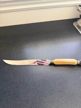 Vintage Birks Sheffield England Carving Knife – Stainless Steel – Classic Handle